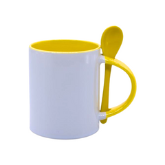 11oz Colored Inner Mug And Spoon