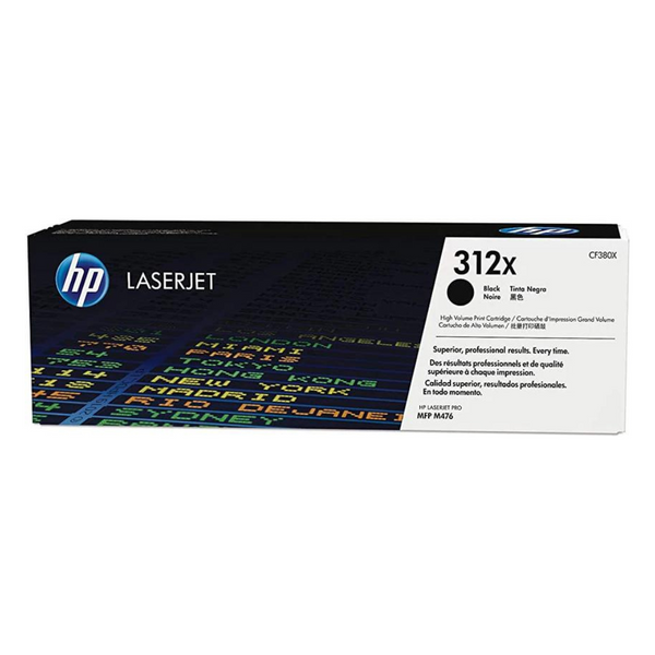 Cartucho de Toner Original con: HP®-312X-BLACK