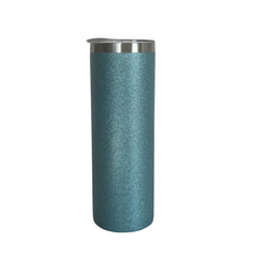 Blue Sublimation Rough Glitter Tumbler