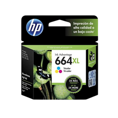 Cartucho de Tinta Original /Refill : HP 664 XL Color