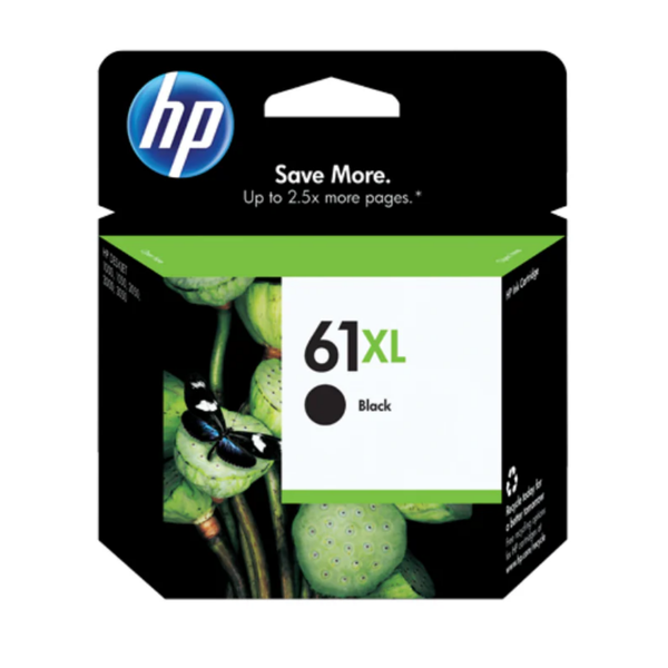 Cartucho de Tinta Original / Refill : HP 61 Black XL