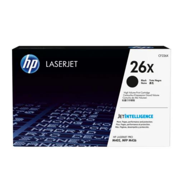 Cartucho de Toner Original / Compatible: HP®- 26X (CF226X)