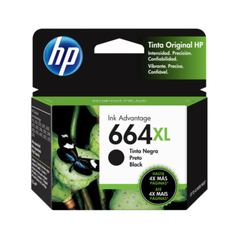 Cartucho de Tinta Original / Refill : HP 664 XL Black