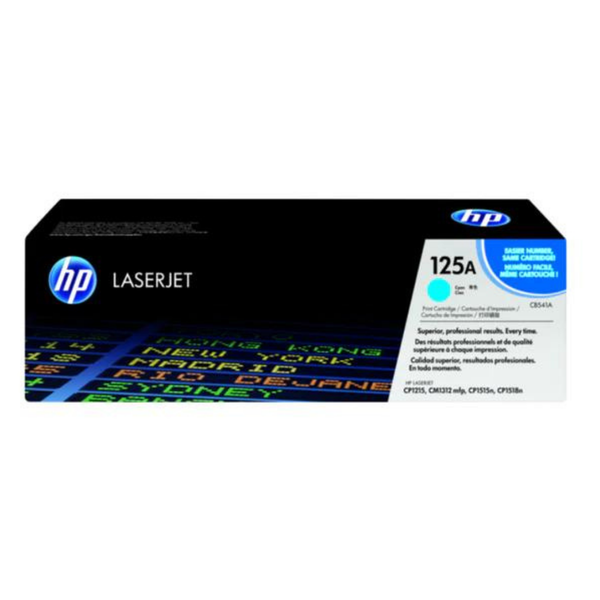 Cartucho de Toner Original / Compatible: HP®-125A Cyan (CB541A)