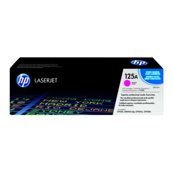 Cartucho de Toner Original / Compatible: HP®-125A Magenta (CB543A)