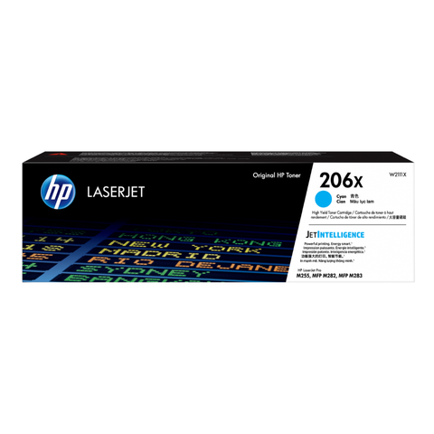 Cartucho de Toner Original / Compatible: HP®-206X Cyan