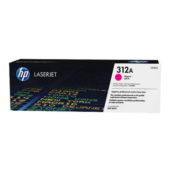 Cartucho de Toner Original / Compatible: HP®-312A-Magenta (CF383A)