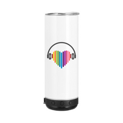 20oz Bluetooth Speaker Skinny Tumbler