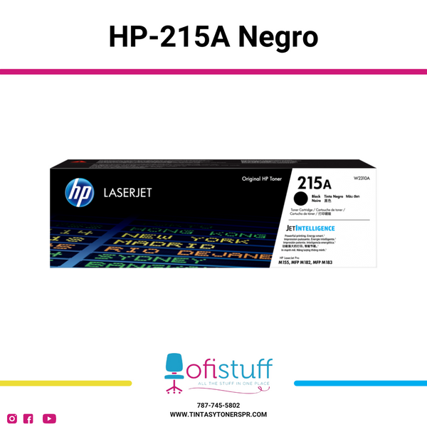 Cartucho de Toner Original HP: W2310A (215A Negro)