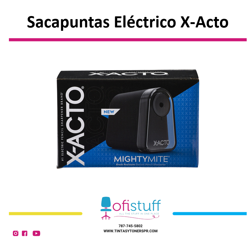 X-acto Sacapuntas Eléctrico Mighty Mite Con Protector De